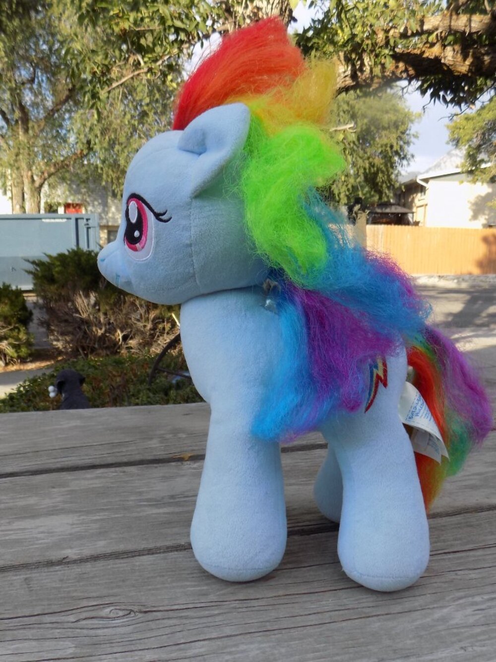 BUILD A BEAR MY LITTLE PONY PLUSH PLAYED WITH STUFFED ANIMAL PLUSH 2018 RETIRED